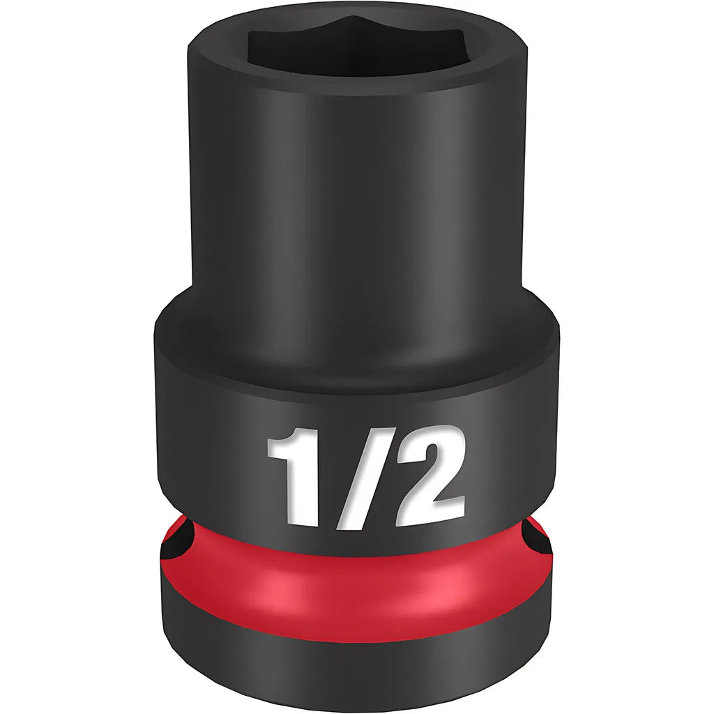 Shockwave Impact Duty 1/2" Drive 1/2" Standard 6 Point Socket-Milwaukee-49-66-6202-11344