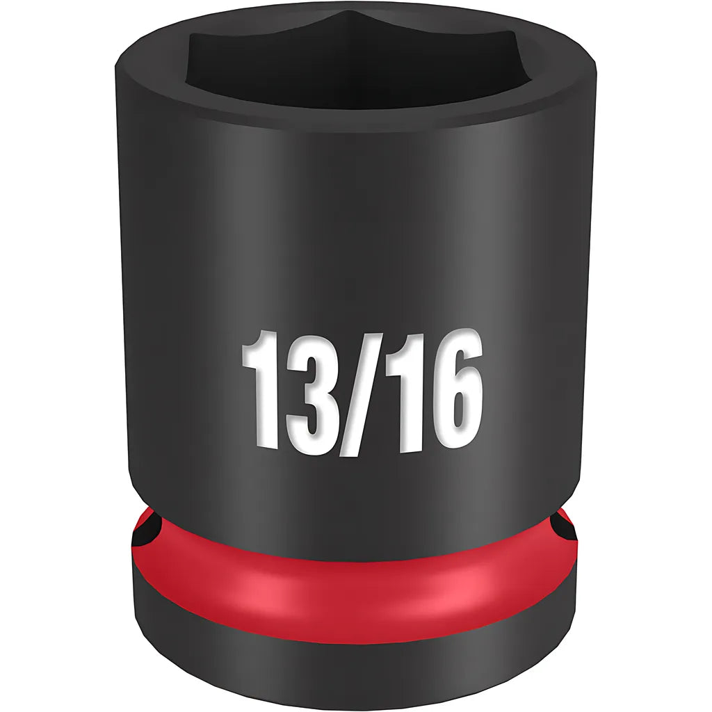Shockwave Impact Duty 1/2" Drive 13/16" Standard 6 Point Socket-Milwaukee-49-66-6207-11363