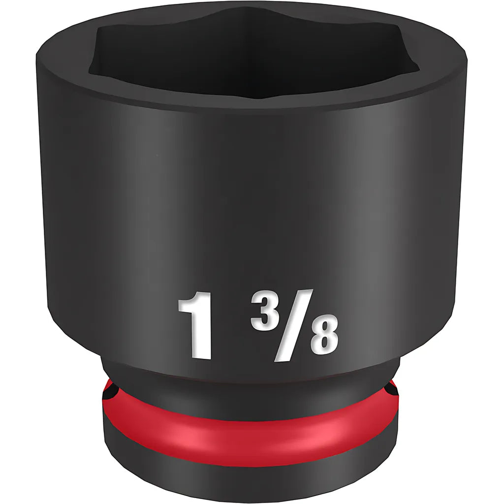 Shockwave Impact Duty 1/2" Drive 1-3/8" Standard 6 Point Socket-Milwaukee-49-66-6216-11368