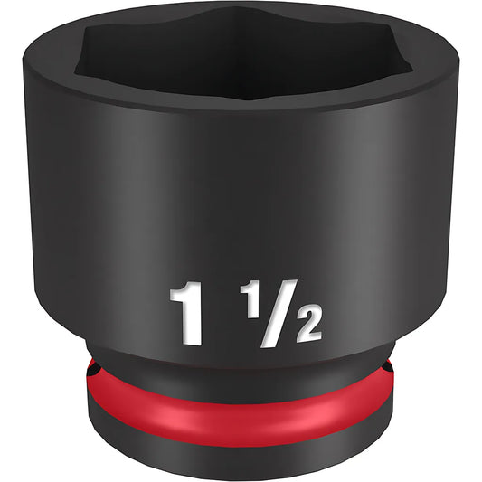 Shockwave Impact Duty 1/2" Drive 1-1/2" Standard 6 Point Socket-Milwaukee-49-66-6218-11353