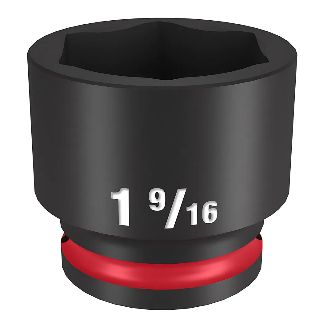 Shockwave Impact Duty 1/2" Drive 1-9/16" Standard 6 Point Socket-Milwaukee-49-66-6219-11387