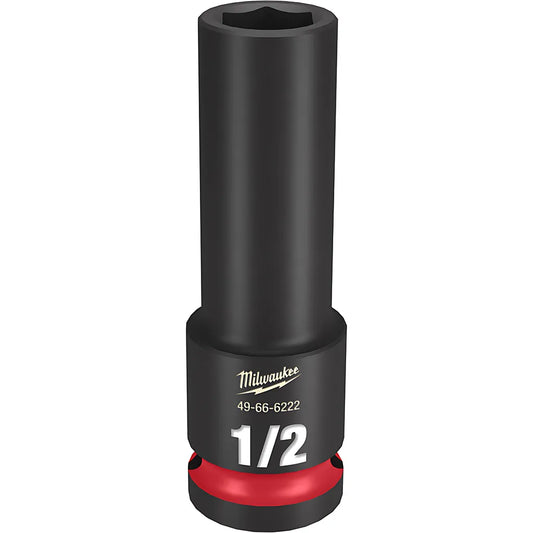 Shockwave Impact Duty 1/2" Drive 1/2" Deep 6 Point Socket-Milwaukee-49-66-6222-11343