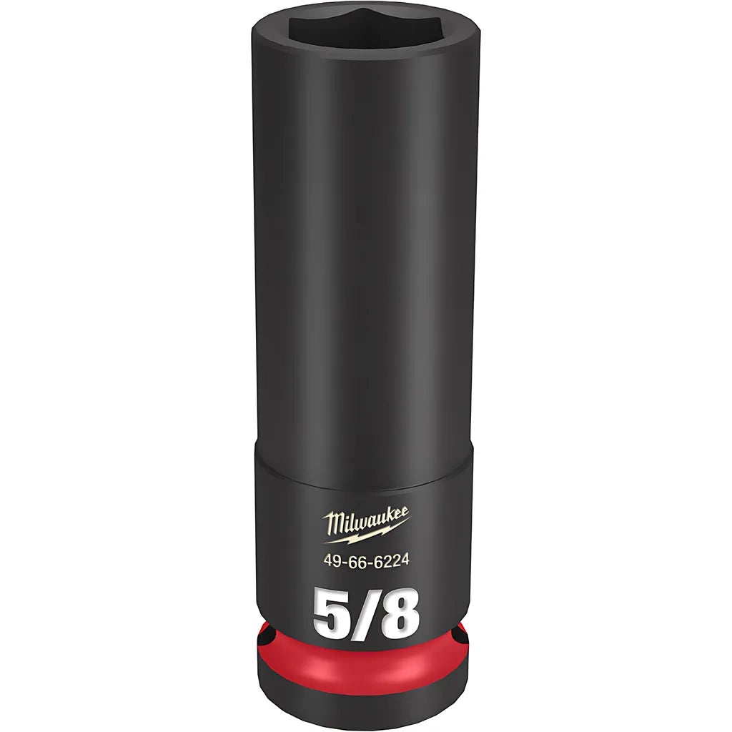 Shockwave Impact Duty 1/2" Drive 5/8" Deep 6 Point Socket-Milwaukee-49-66-6224-11431