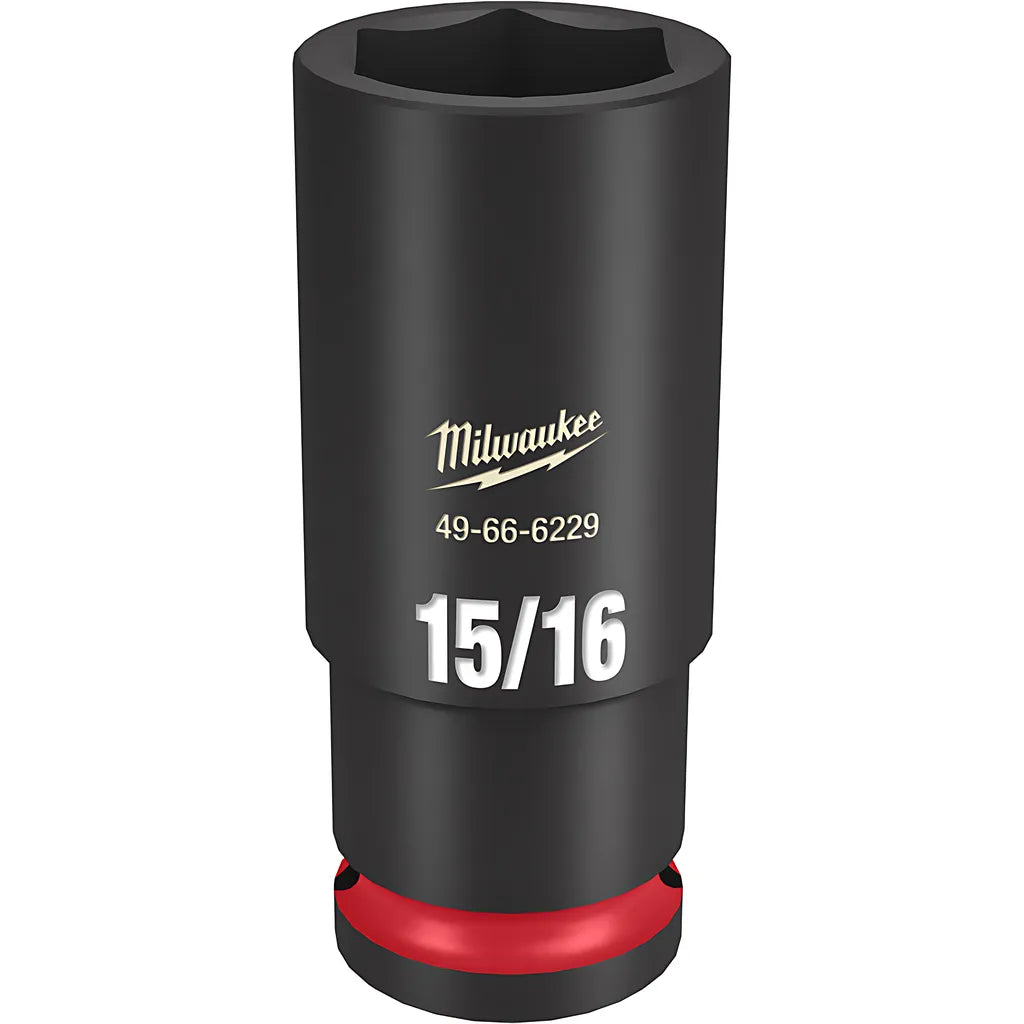 Shockwave Impact Duty 1/2" Drive 15/16" Deep 6 Point Socket-Milwaukee-49-66-6229-11371