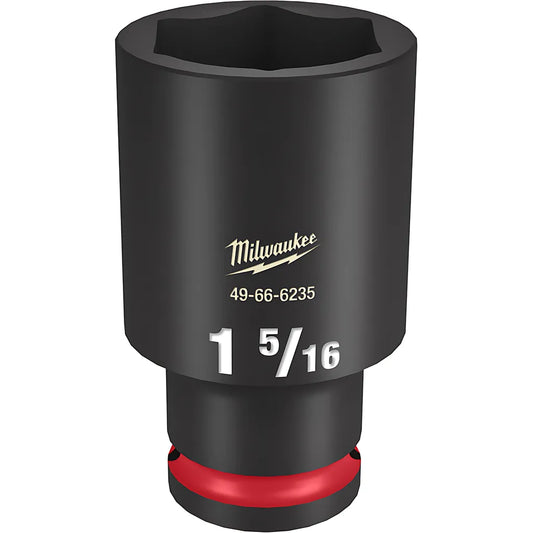 Shockwave Impact Duty 1/2" Drive 1-5/16" Deep 6 Point Socket-Milwaukee-49-66-6235-11373