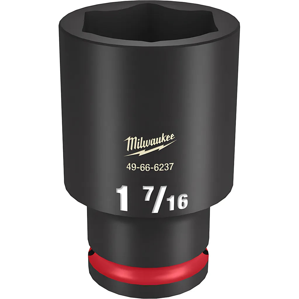 Shockwave Impact Duty 1/2" Drive 1-7/16" Deep 6 Point Socket-Milwaukee-49-66-6237-11380