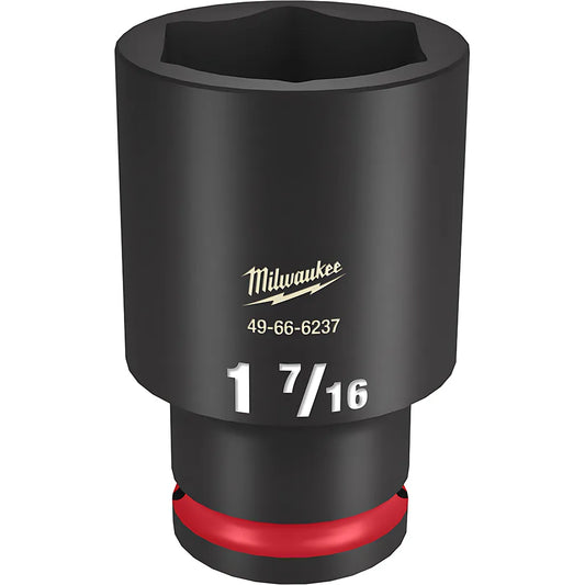 Shockwave Impact Duty 1/2" Drive 1-7/16" Deep 6 Point Socket-Milwaukee-49-66-6237-11380