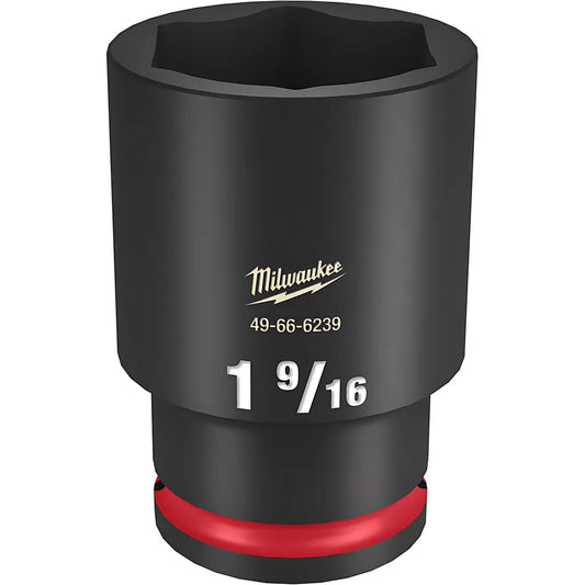 Shockwave Impact Duty 1/2" Drive 1-9/16" Deep 6 Point Socket-Milwaukee-49-66-6239-11386