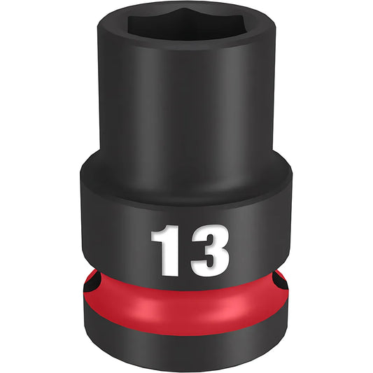 Shockwave Impact Duty 1/2" Drive 13Mm Standard 6 Point Socket-Milwaukee-49-66-6245-11369