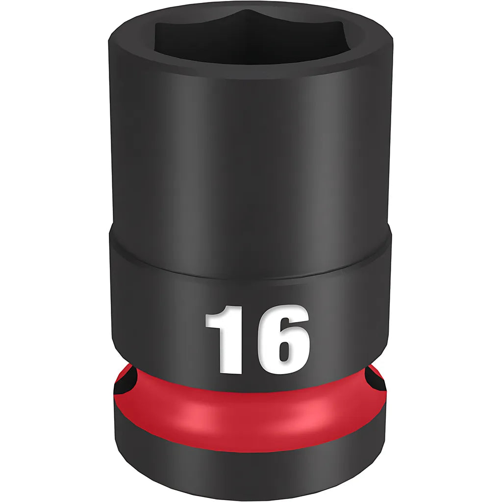 Shockwave Impact Duty 1/2" Drive 16Mm Standard 6 Point Socket-Milwaukee-49-66-6248-11379