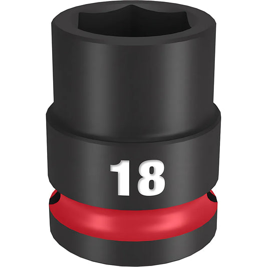 Shockwave Impact Duty 1/2" Drive 18Mm Standard 6 Point Socket-Milwaukee-49-66-6250-11385