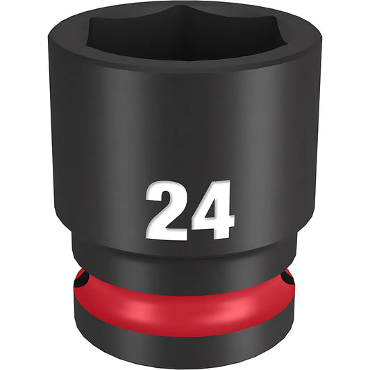 Shockwave Impact Duty 1/2" Drive 24Mm Standard 6 Point Socket-Milwaukee-49-66-6256-11399