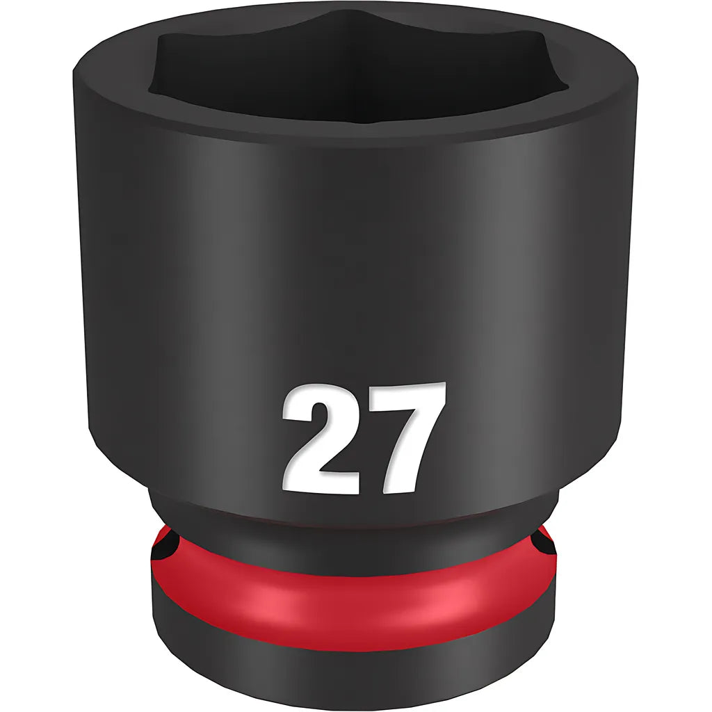 Shockwave Impact Duty 1/2" Drive 27Mm Standard 6 Point Socket-Milwaukee-49-66-6259-11405