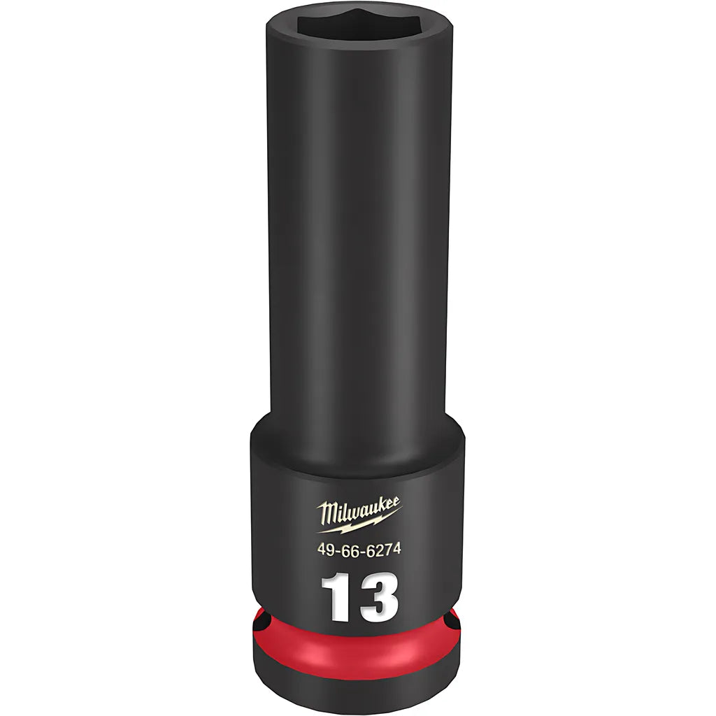 Shockwave Impact Duty 1/2" Drive 13Mm Deep 6 Point Socket-Milwaukee-49-66-6274-11367