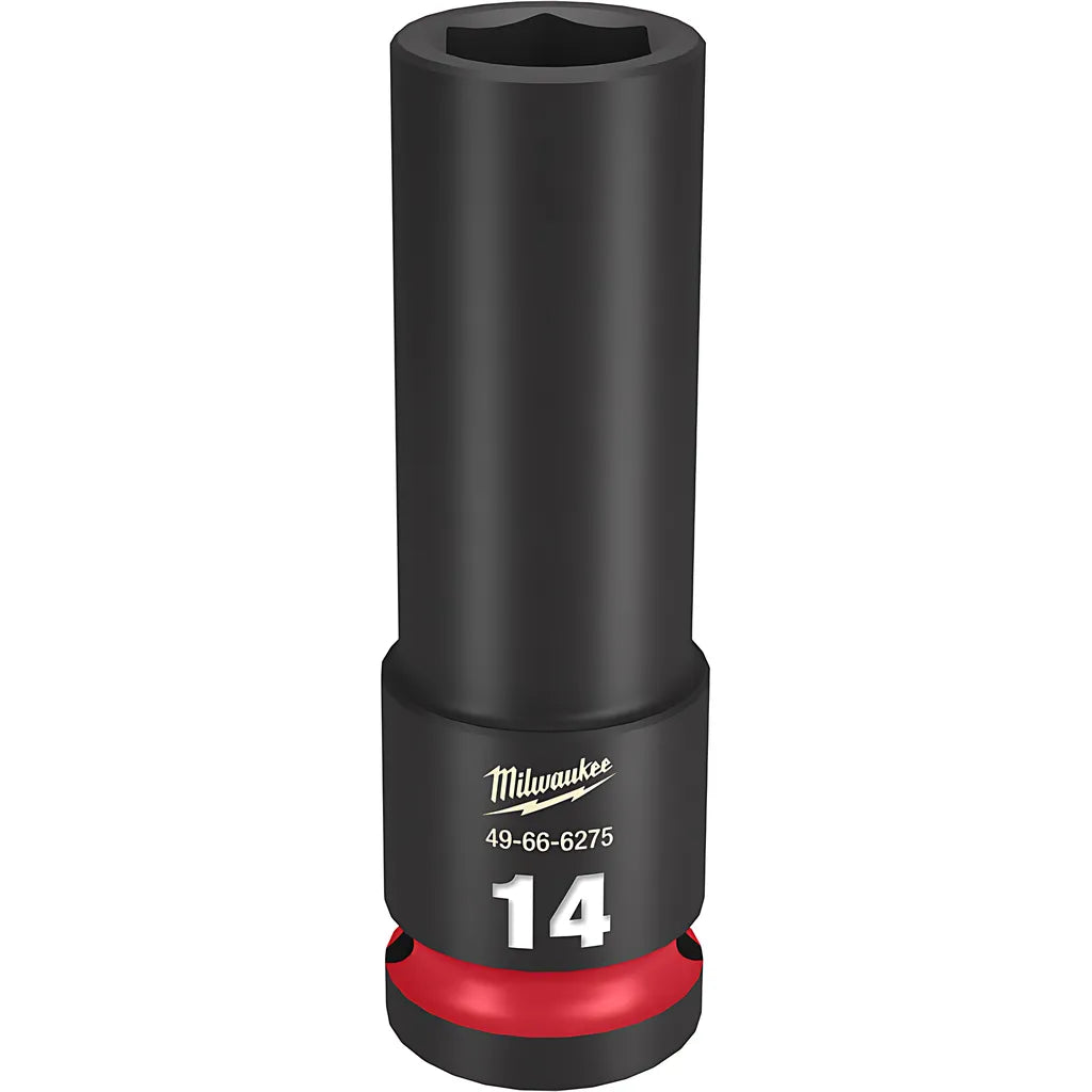 Shockwave Impact Duty 1/2" Drive 14Mm Deep 6 Point Socket-Milwaukee-49-66-6275-11370