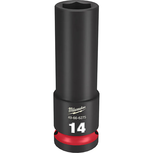 Shockwave Impact Duty 1/2" Drive 14Mm Deep 6 Point Socket-Milwaukee-49-66-6275-11370