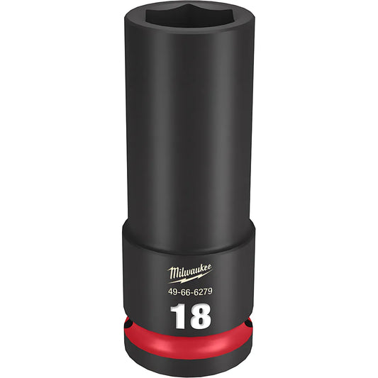 Shockwave Impact Duty 1/2" Drive 18Mm Deep 6 Point Socket-Milwaukee-49-66-6279-11384