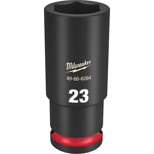 Shockwave Impact Duty 1/2" Drive 23Mm Deep 6 Point Socket-Milwaukee-49-66-6284-11396