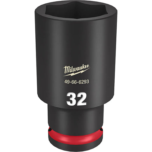 Shockwave Impact Duty 1/2" Drive 32Mm Deep 6 Point Socket-Milwaukee-49-66-6293-11421