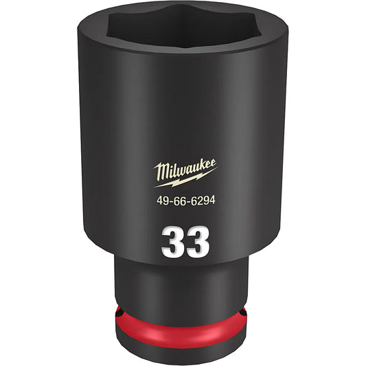 Shockwave Impact Duty 1/2" Drive 33Mm Deep 6 Point Socket-Milwaukee-49-66-6294-11423