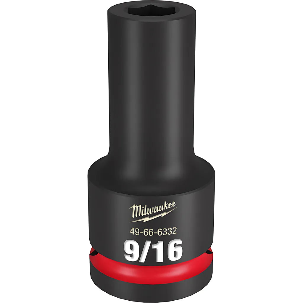 Shockwave Impact Duty 3/4" Drive 9/16" Deep 6 Point Socket-Milwaukee-49-66-6332-11570