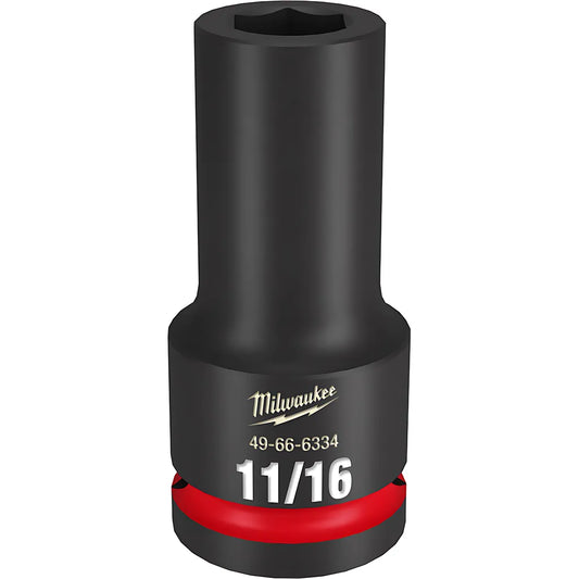 Shockwave Impact Duty 3/4" Drive 11/16" Deep 6 Point Socket-Milwaukee-49-66-6334-11456