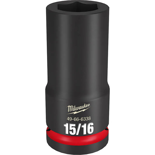 Shockwave Impact Duty 3/4" Drive 15/16" Deep 6 Point Socket-Milwaukee-49-66-6338-11478