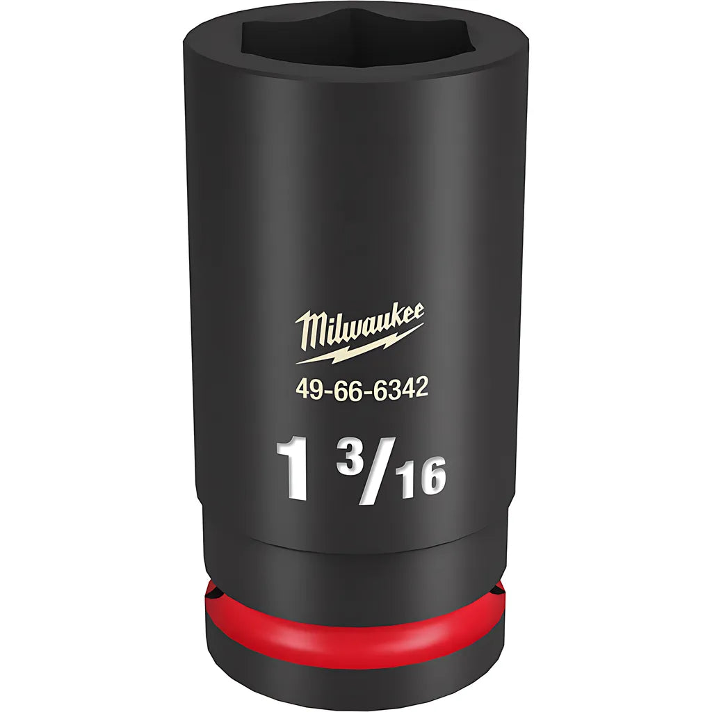 Shockwave Impact Duty 3/4" Drive 1-3/16" Deep 6 Point Socket-Milwaukee-49-66-6342-11473