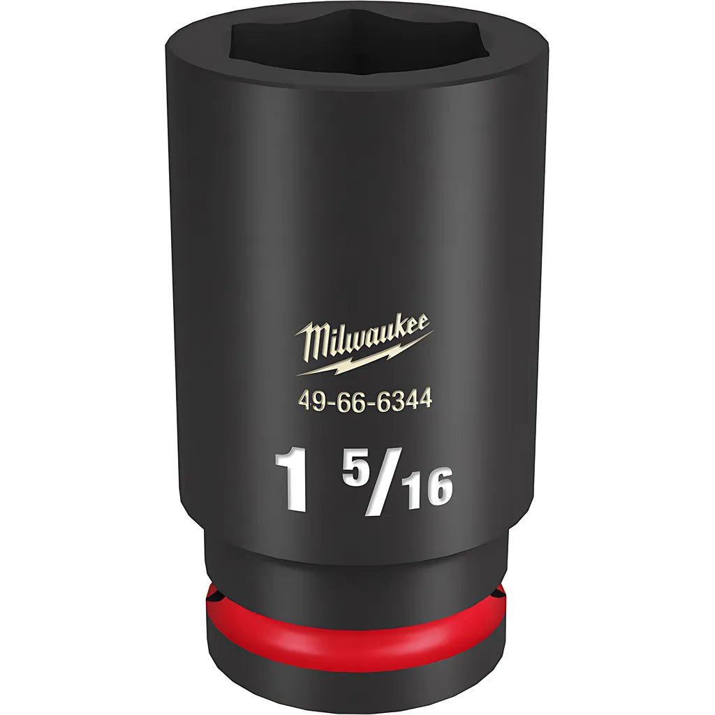 Shockwave Impact Duty 3/4" Drive 1-5/16" Deep 6 Point Socket-Milwaukee-49-66-6344-11480