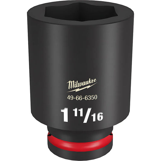 Shockwave Impact Duty 3/4" Drive 1-11/16" Deep 6 Point Socket-Milwaukee-49-66-6350-11466