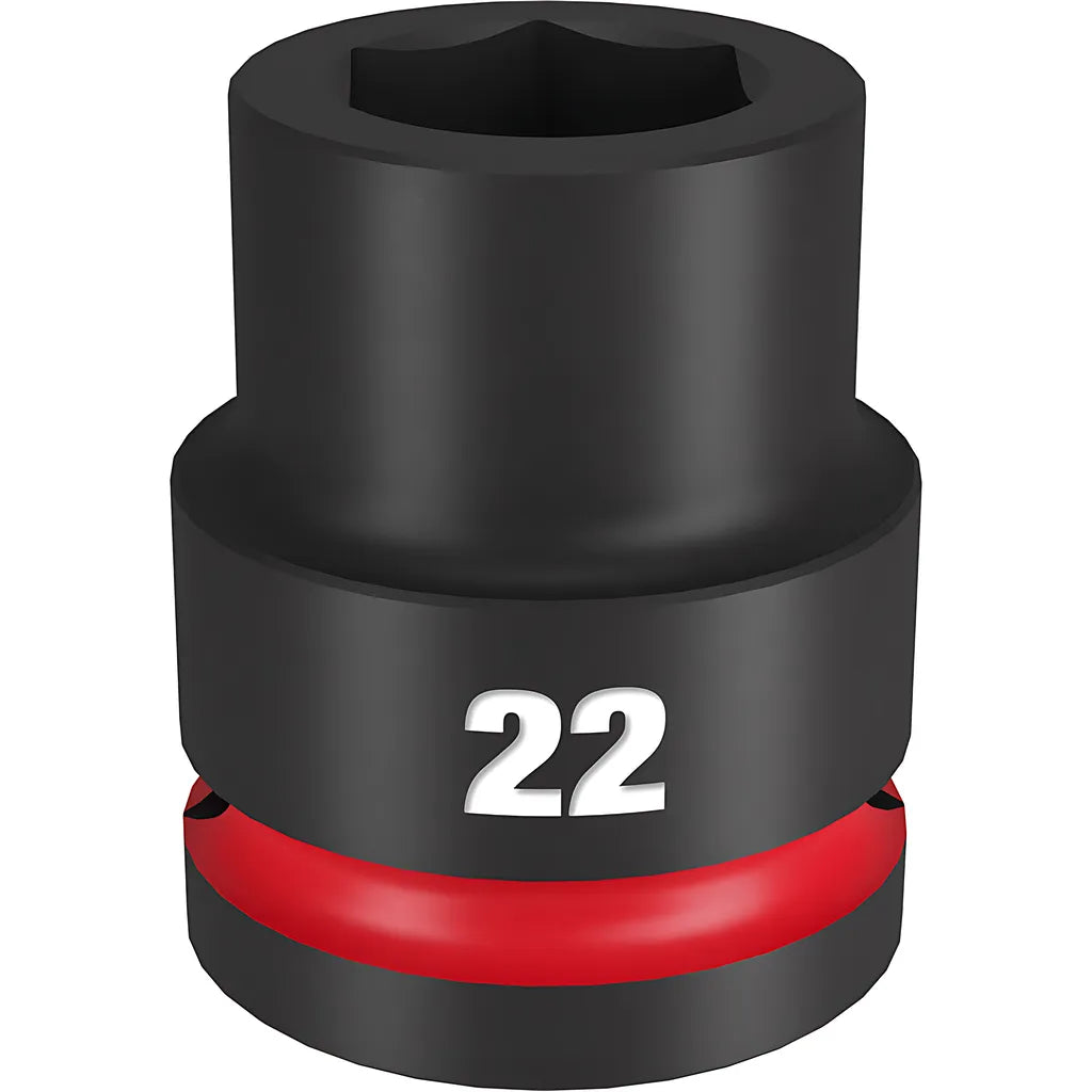 Shockwave Impact Duty 3/4" Drive 22Mm Standard 6 Point Socket-Milwaukee-49-66-6360-11503