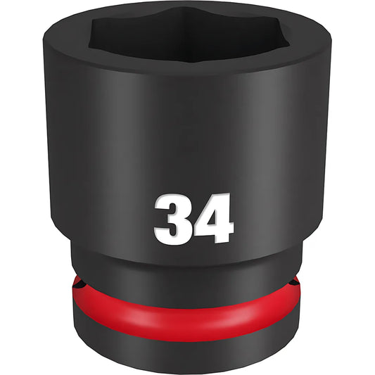 Shockwave Impact Duty 3/4" Drive 34Mm Standard 6 Point Socket-Milwaukee-49-66-6372-11529