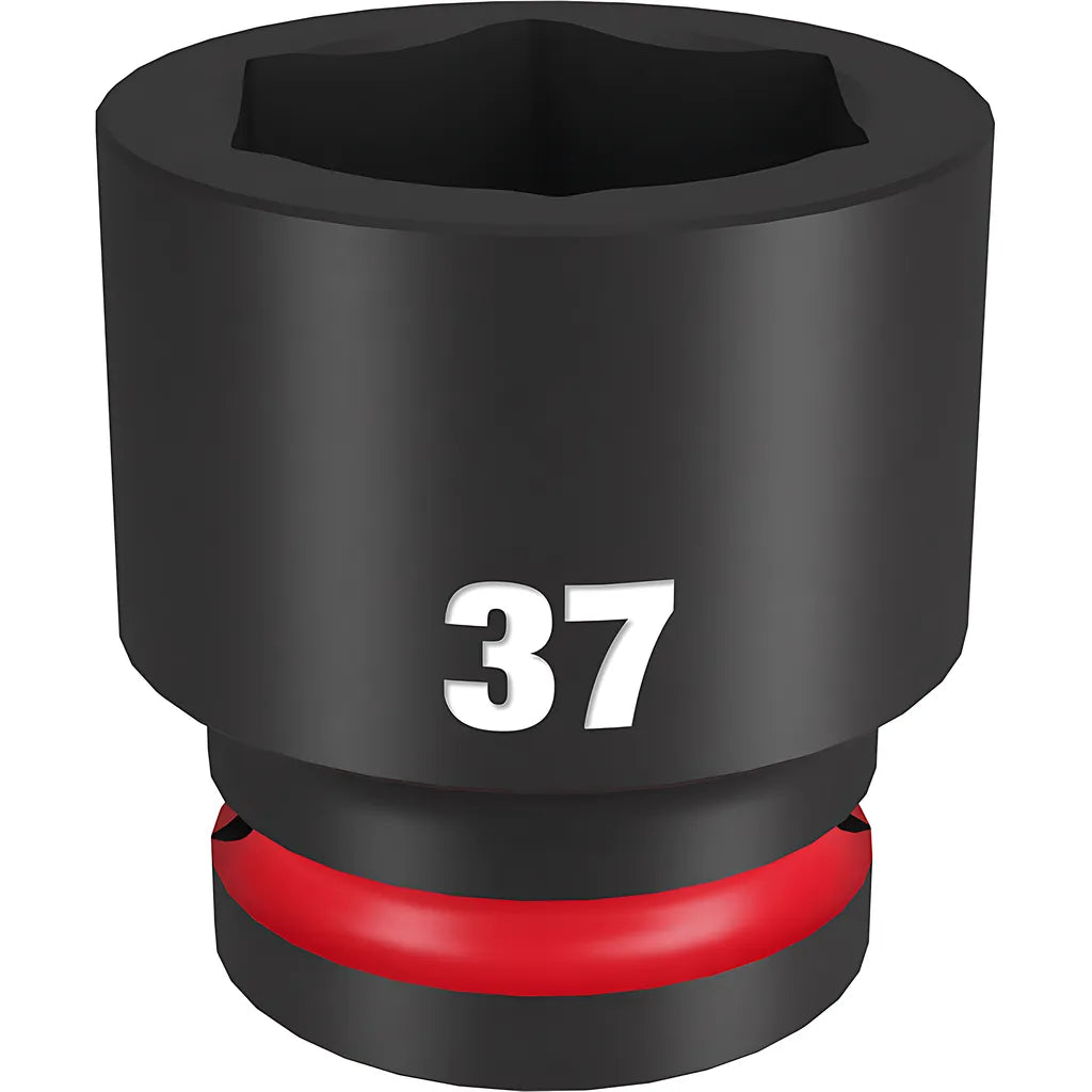 Shockwave Impact Duty 3/4" Drive 37Mm Standard 6 Point Socket-Milwaukee-49-66-6375-11535