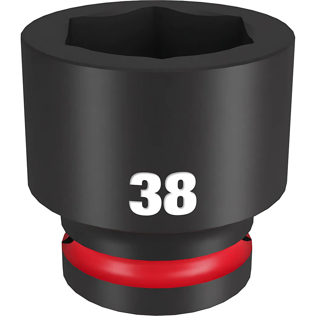 Shockwave Impact Duty 3/4" Drive 38Mm Standard 6 Point Socket-Milwaukee-49-66-6376-11537