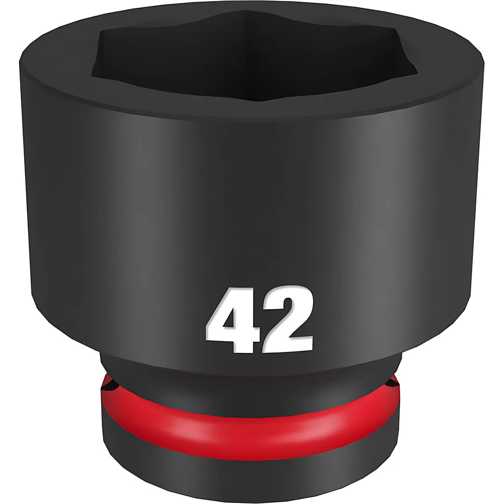 Shockwave Impact Duty 3/4" Drive 42Mm Standard 6 Point Socket-Milwaukee-49-66-6380-11546