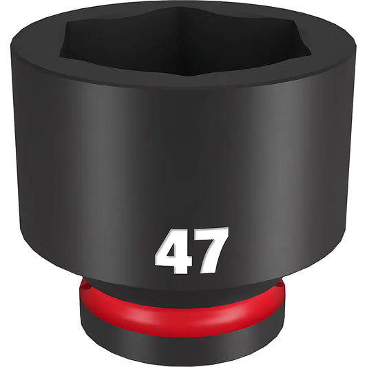 Shockwave Impact Duty 3/4" Drive 47Mm Standard 6 Point Socket-Milwaukee-49-66-6385-11555