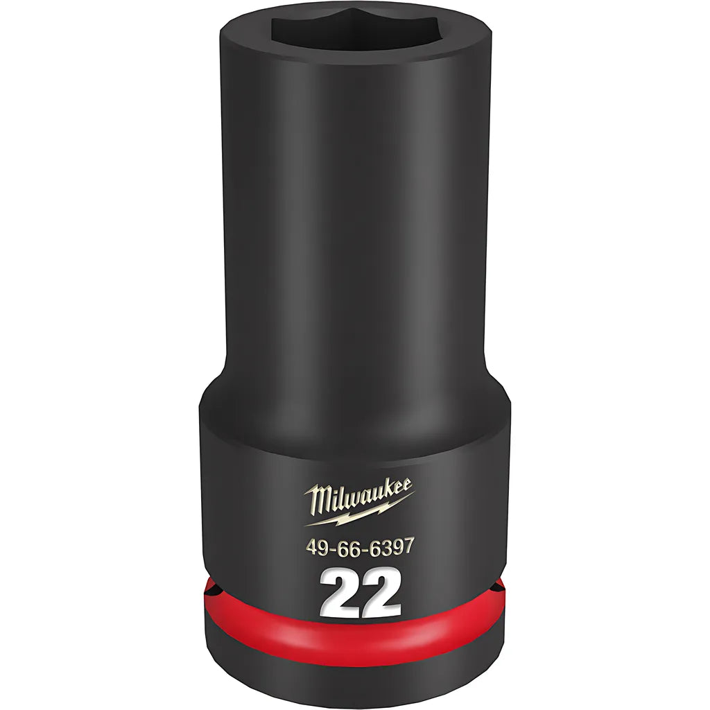 Shockwave Impact Duty 3/4" Drive 22Mm Deep 6 Point Socket-Milwaukee-49-66-6397-11502