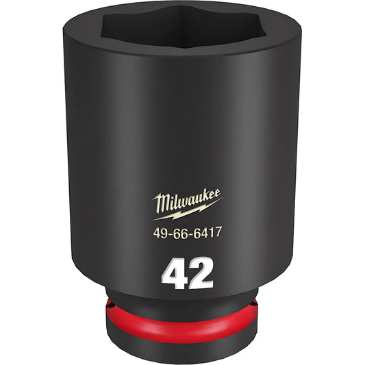 Shockwave Impact Duty 3/4" Drive 42Mm Deep 6 Point Socket-Milwaukee-49-66-6417-11545