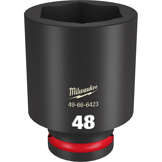 Shockwave Impact Duty 3/4" Drive 48Mm Deep 6 Point Socket-Milwaukee-49-66-6423-11557