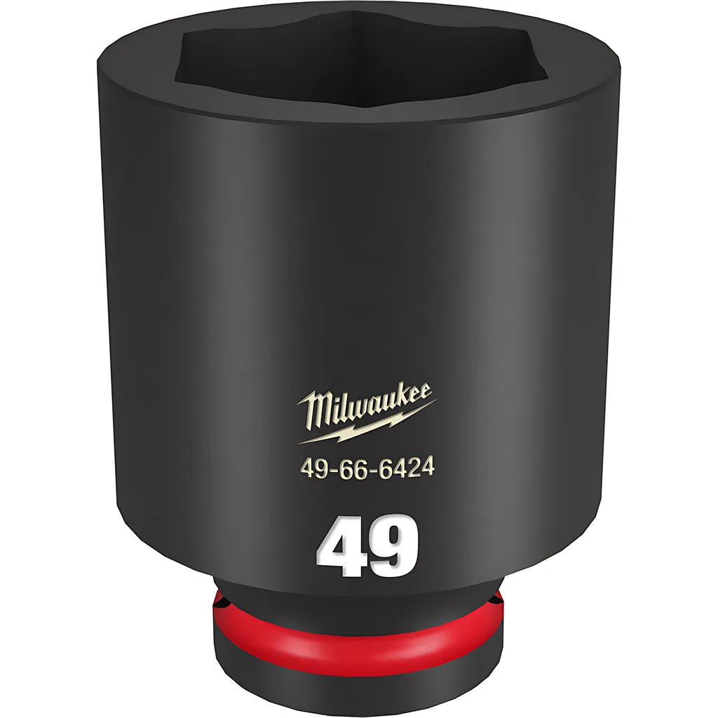 Shockwave Impact Duty 3/4" Drive 49Mm Deep 6 Point Socket-Milwaukee-49-66-6424-11558