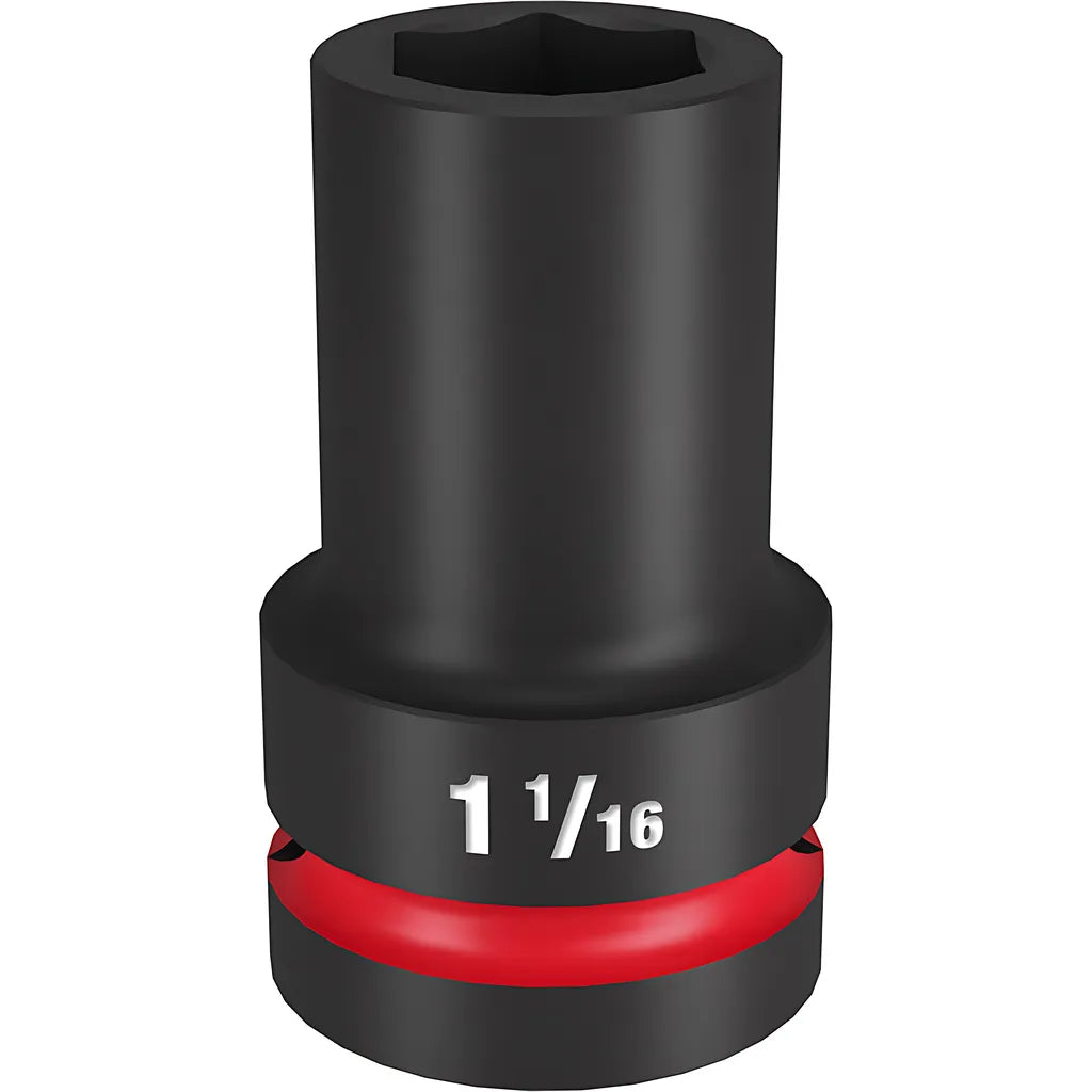 Shockwave Impact Duty 1" Drive 1-1/16" Deep 6 Point Socket-Milwaukee-49-66-6505-11291