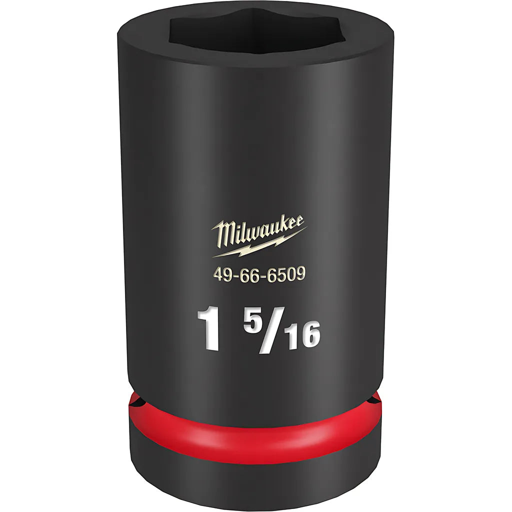 Shockwave Impact Duty 1" Drive 1-5/16" Deep 6 Point Socket-Milwaukee-49-66-6509-11304