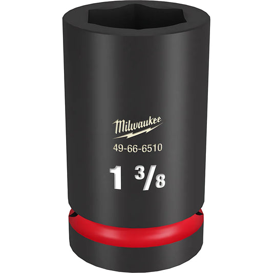 Shockwave Impact Duty 1" Drive 1-3/8" Deep 6 Point Socket-Milwaukee-49-66-6510-11302