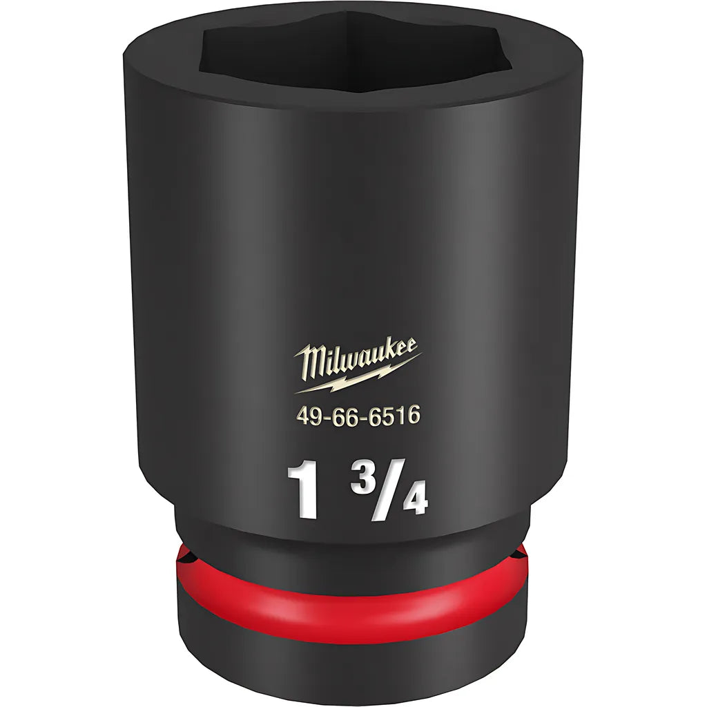 Shockwave Impact Duty 1" Drive 1-3/4" Deep 6 Point Socket-Milwaukee-49-66-6516-11301