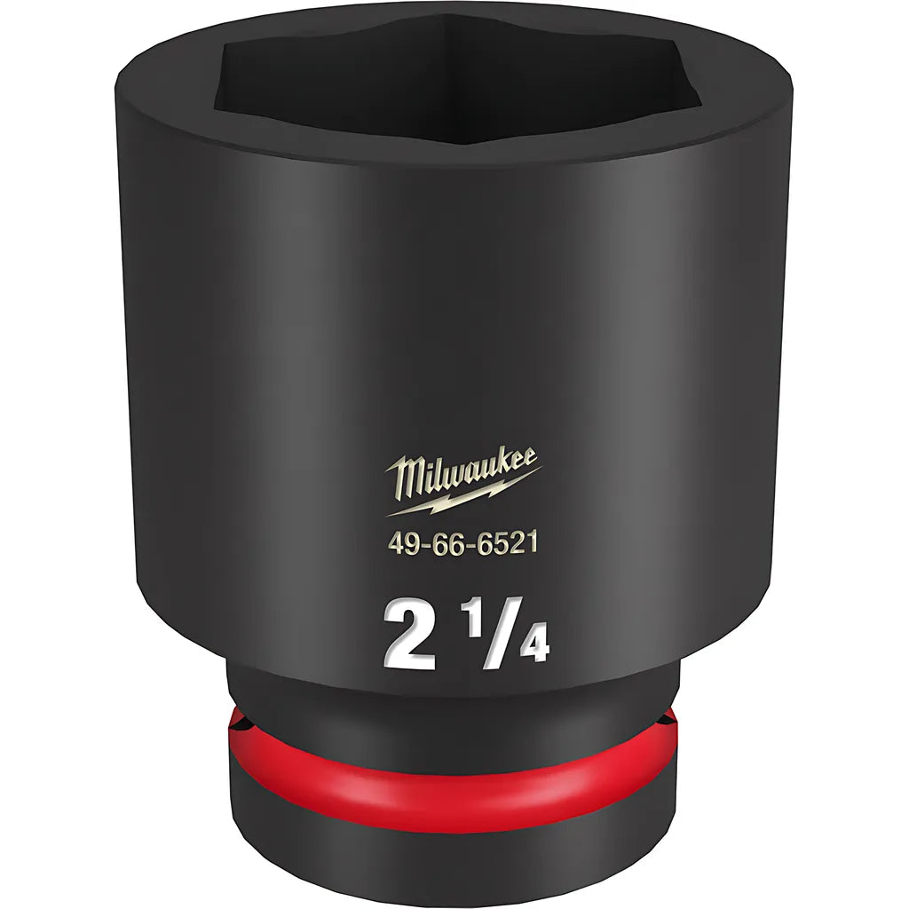 Shockwave Impact Duty 1" Drive 2-1/4" Deep 6 Point Socket-Milwaukee-49-66-6521-11309