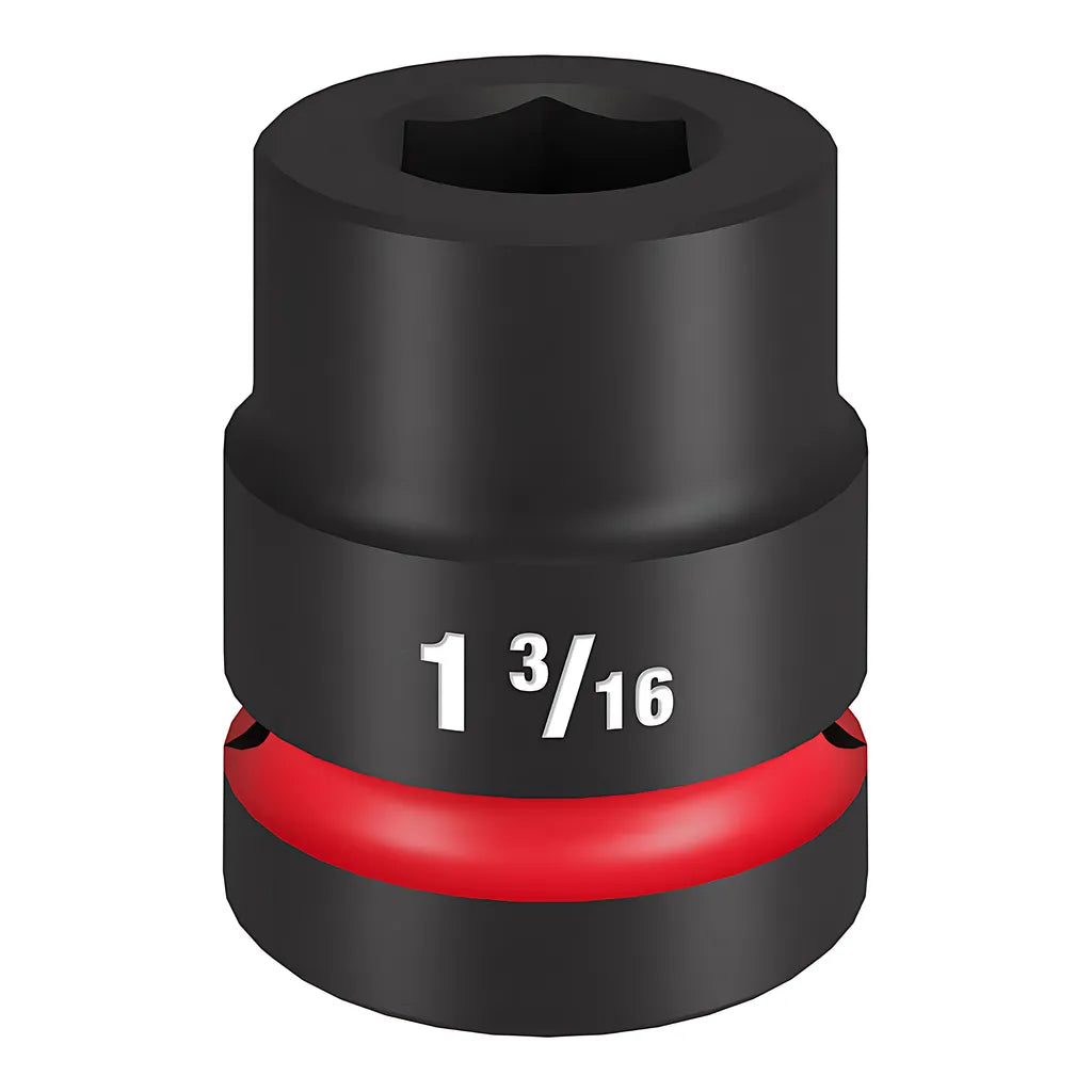 Shockwave Impact Duty 1" Drive 1-3/16" Standard 6 Point Socket-Milwaukee-49-66-6551-10914