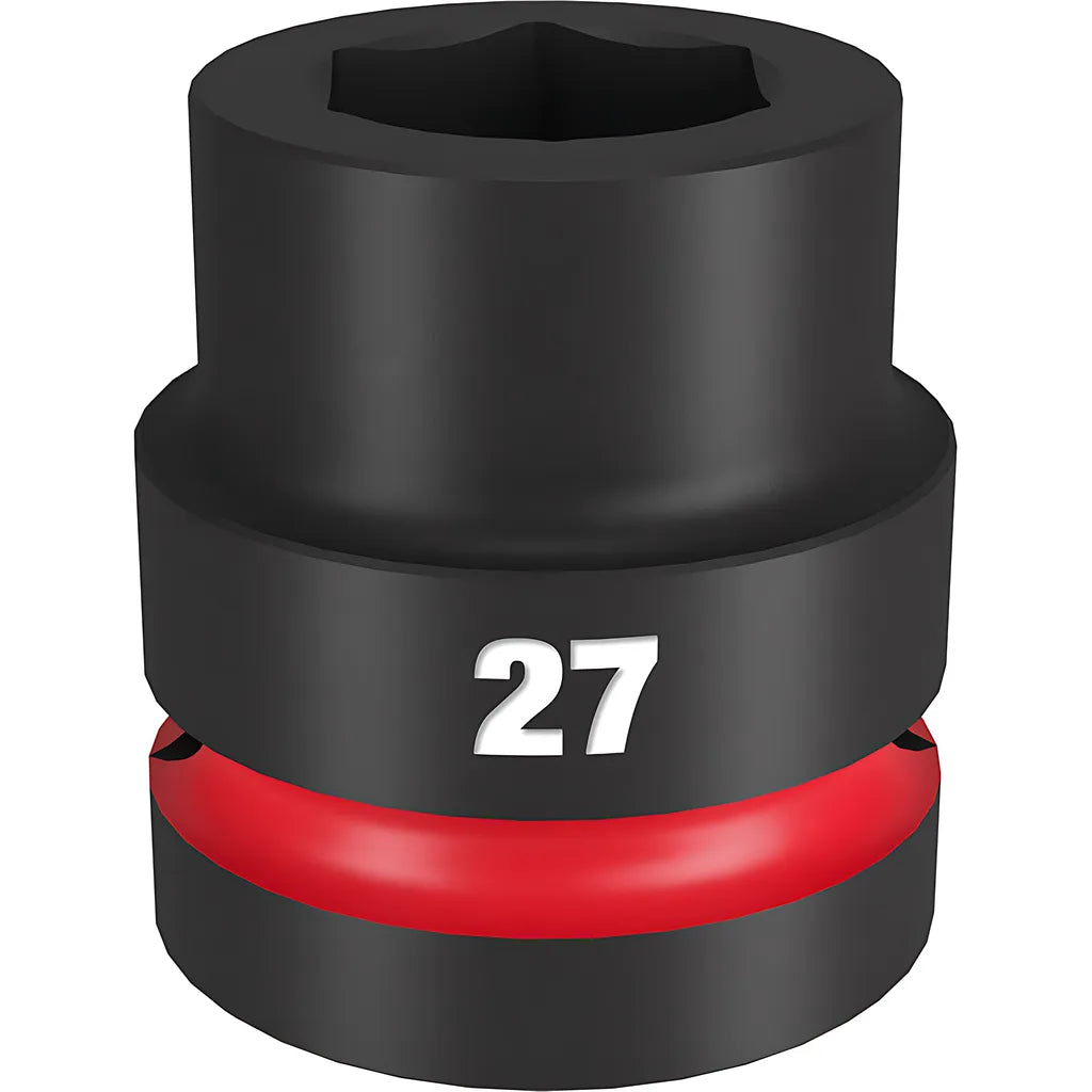 Shockwave Impact Duty 1" Drive 27Mm Standard 6 Point Socket-Milwaukee-49-66-6592-11311