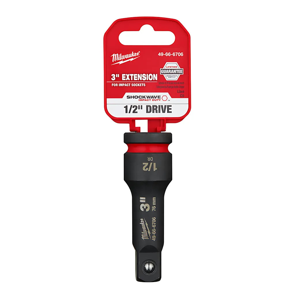 Shockwave Impact Duty 1/2" Drive 3" Extension-Milwaukee-49-66-6706-11410