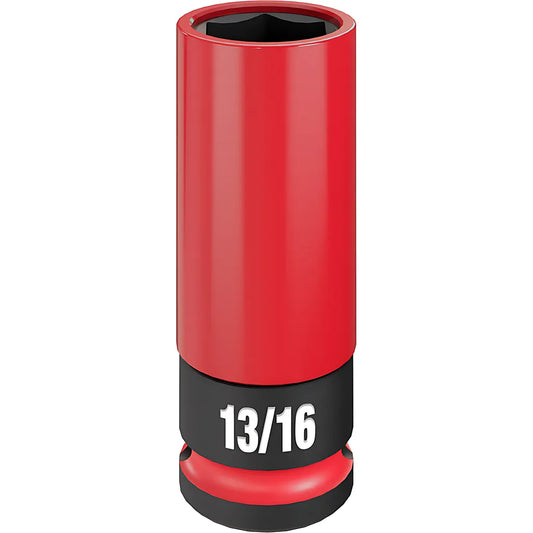 Shockwave Impact Duty 1/2 Drive 13/16" Sae Lug Nut Wheel Socket-Milwaukee-49-66-7811-10918