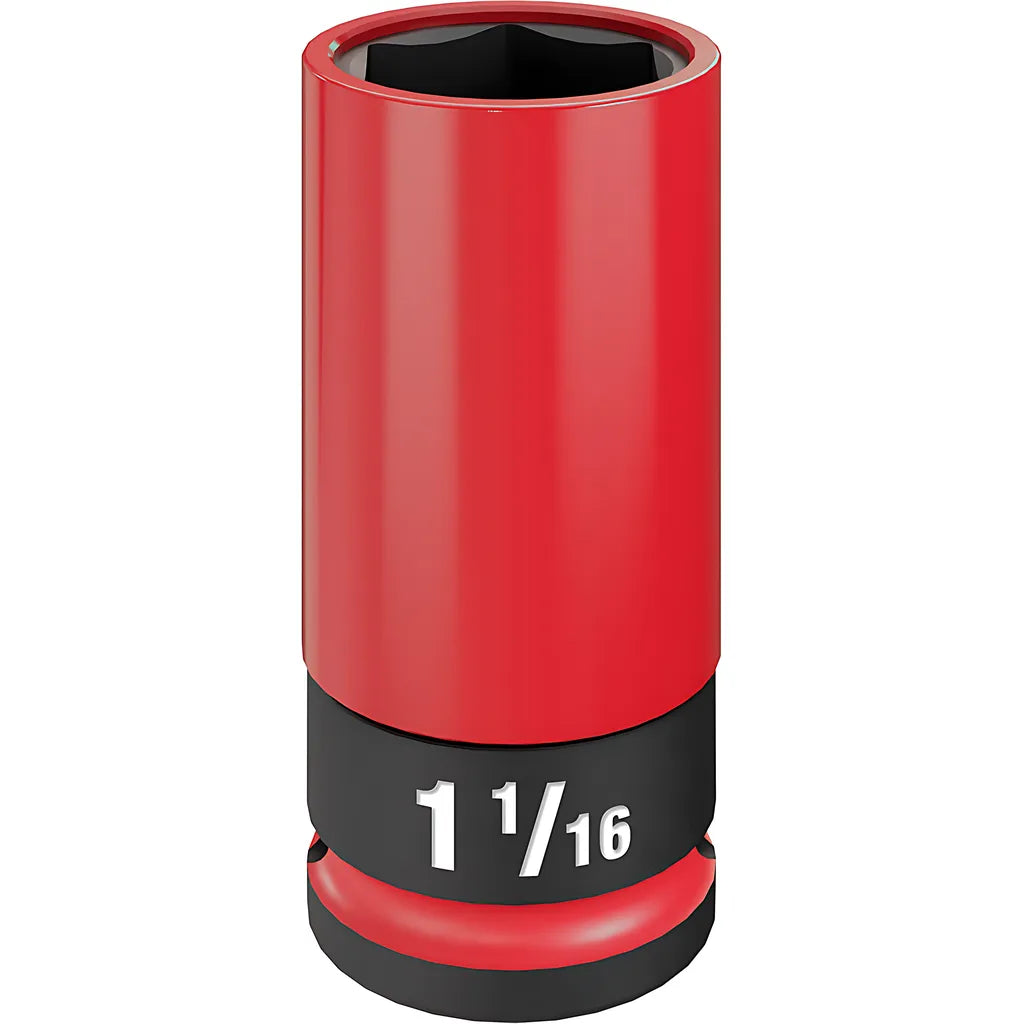 Shockwave Impact Duty 1/2 Drive 1-1/16" Sae Lug Nut Wheel Socket-Milwaukee-49-66-7815-10916